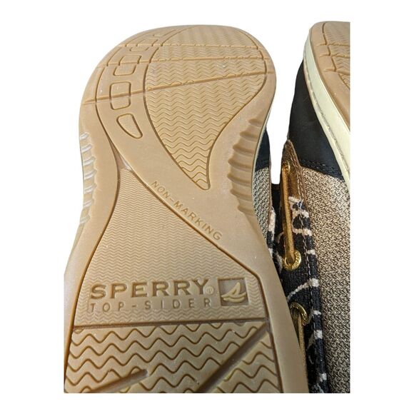 Sperry Women's Bluefish Leopard Cheetah Top-Sider 2-Eye Boat Shoe 7.5 STS91738 - Picture 9 of 12